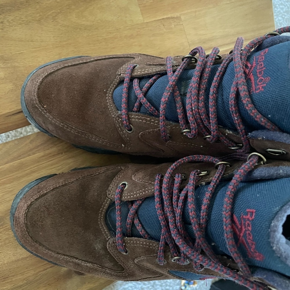 Joah Brown Reebok Vintage Hiking Boots - Size 10 - Picture 4 of 7